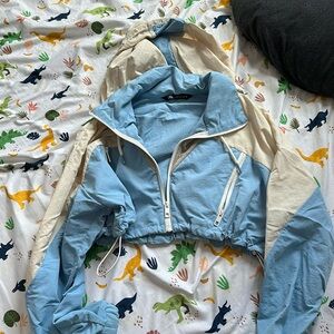 Zara cropped wind breaker
